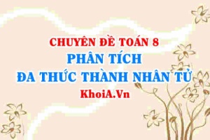 Phân tích đa thức thành nhân tử, 8 cách phân tích đa thức thành nhân tử và ví dụ minh hoạ Toán lớp 8
